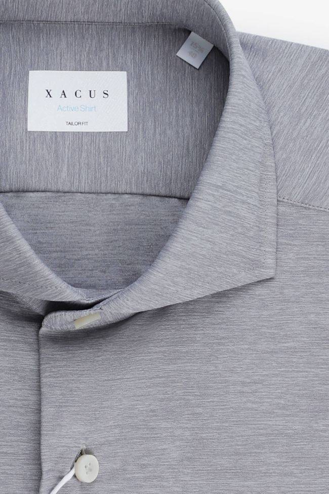 xacus Hemd Herren Xacus Regular Einfarbig 60%polyester29%polyamide11%elastane kragen Französisch Lange Ärmel Blitzangebot