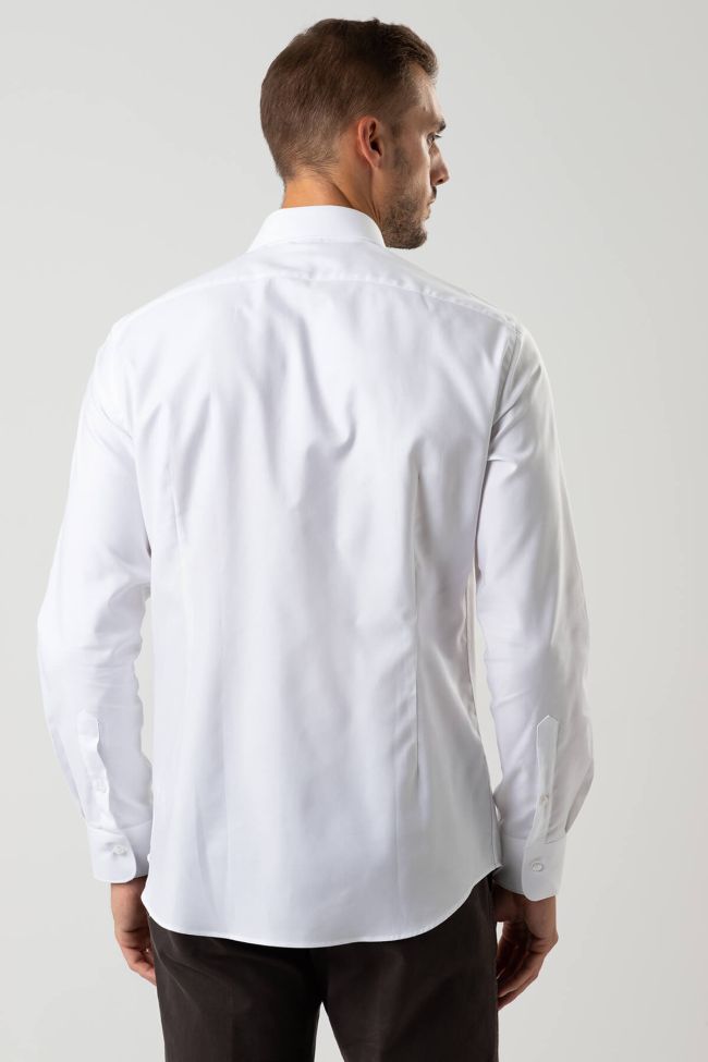 ingram Hemd Herren Ingram Slim Einfarbig 100% Baumwolle kragen Italienisch Lange Ärmel Bestseller