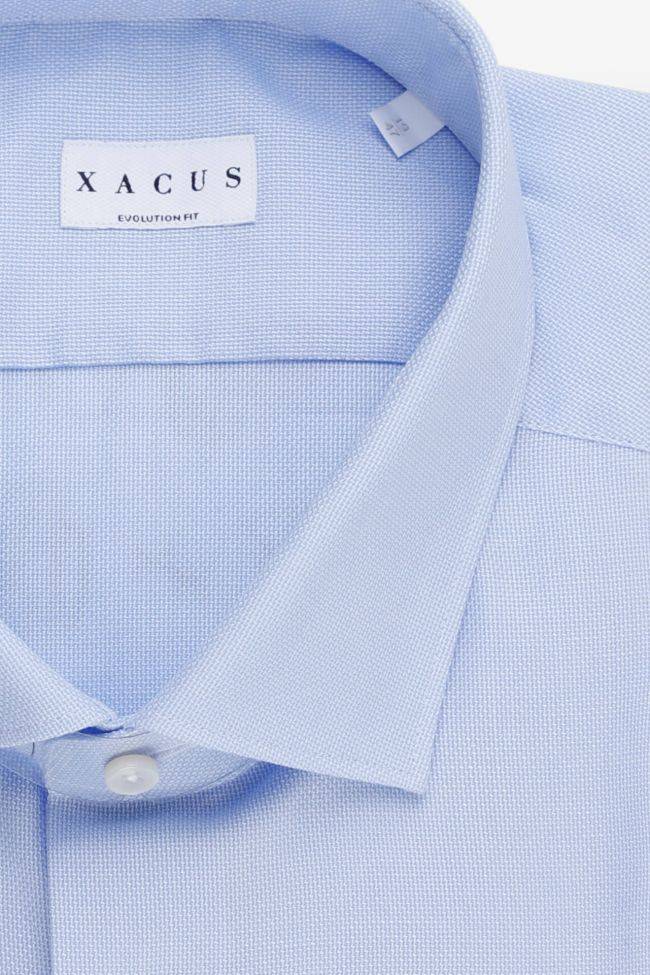 xacus Hemd Herren Xacus Classic Einfarbig 100% Baumwolle kragen Französisch Lange Ärmel Räumungsverkauf