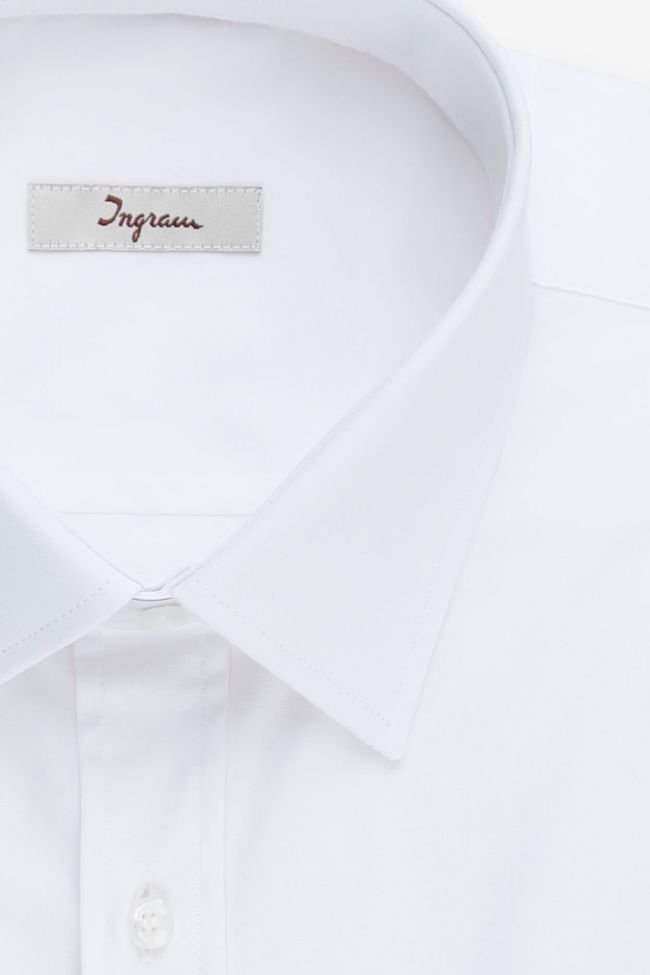 ingram Hemd Herren Ingram Classic Einfarbig 97% Baumwolle 3% elastan kragen Italienisch Lange Ärmel Tägliche Deals