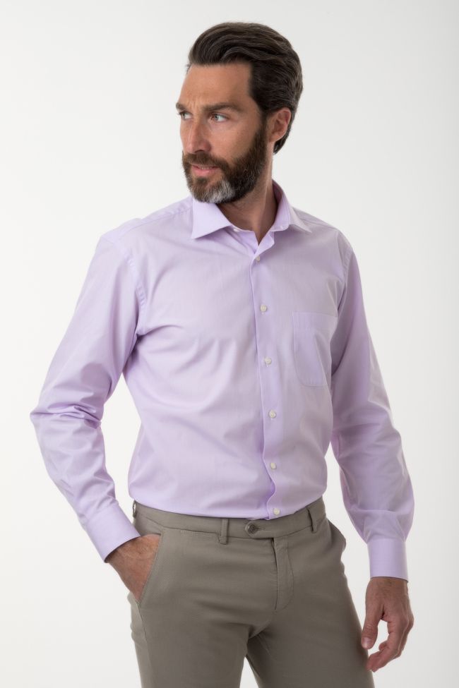aplomb Hemd Herren Aplomb Classic Einfarbig 100% Baumwolle kragen Italienisch Lange Ärmel Begrenzte Freigabe
