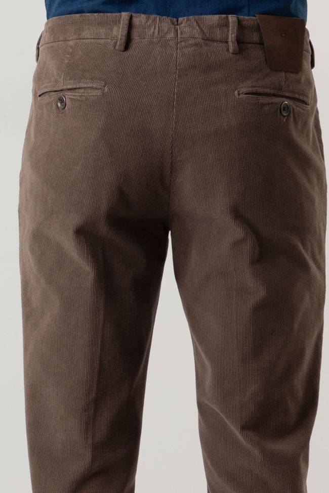 b-settecento Hose Herren B-Settecento Chinos Slim Einfarbig 98% cotton 2% elastan Im Verkauf
