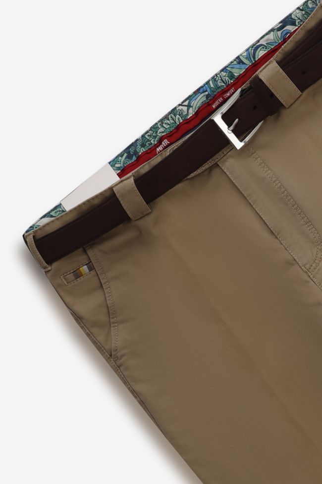 meyer Hose Herren Meyer Klassische Slim Einfarbig 97% Baumwolle 3% elastan Auslauf