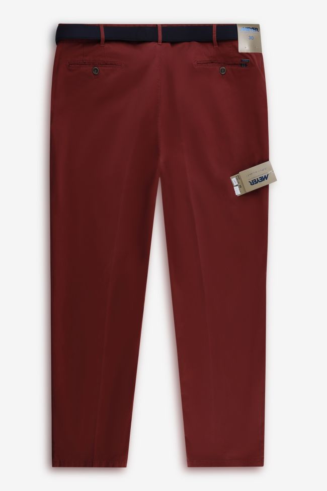 meyer Hose Herren Meyer Klassische Classic Einfarbig 97% Baumwolle 3% elastan im Angebot
