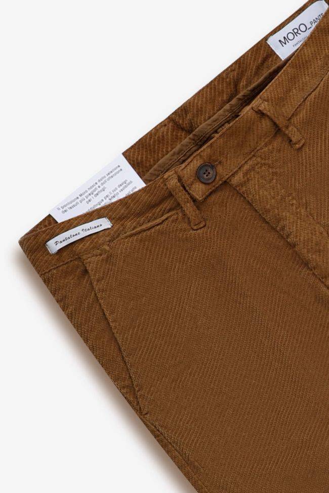 moro Hose Herren Moro Chinos Slim Einfarbig 98% cotton 2% ea Fabrik Onlineshop