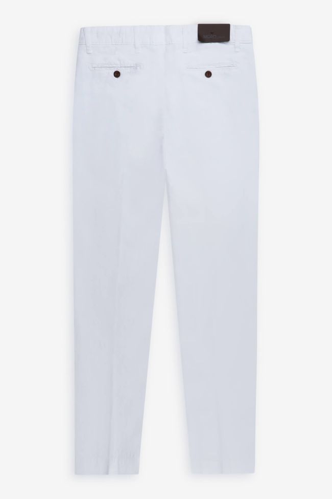 moro Hose Herren Moro Chinos Slim Einfarbig 66% polyester 34%linen Online Shopping