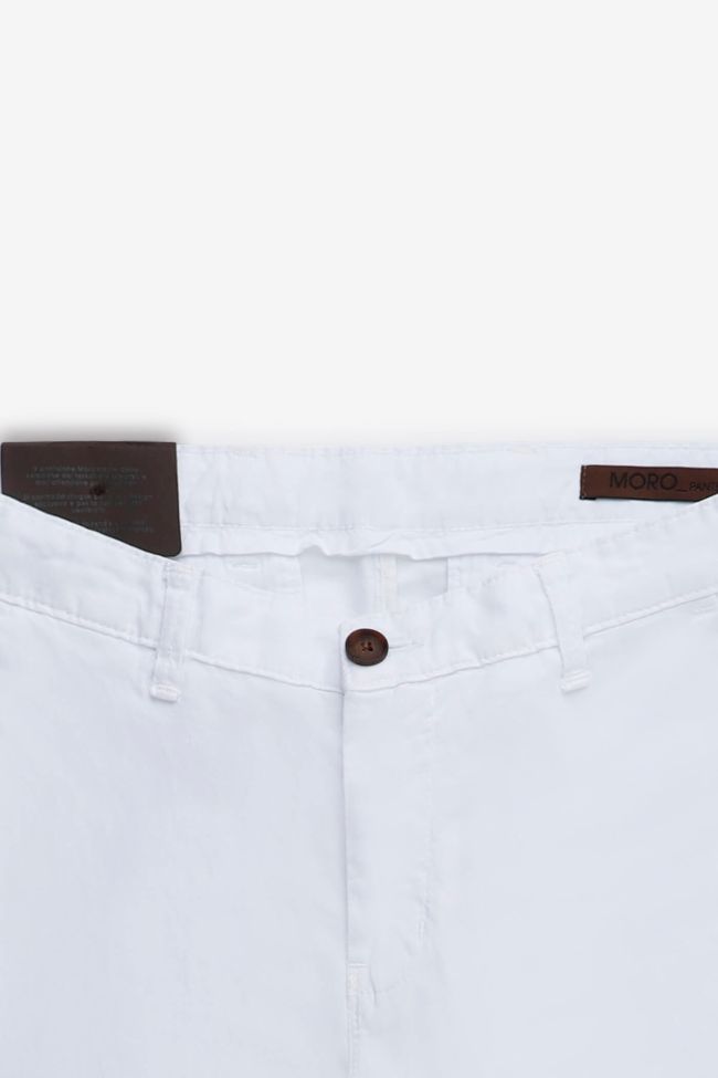 moro Hose Herren Moro Chinos Slim Einfarbig 66% polyester 34%linen Online Shopping