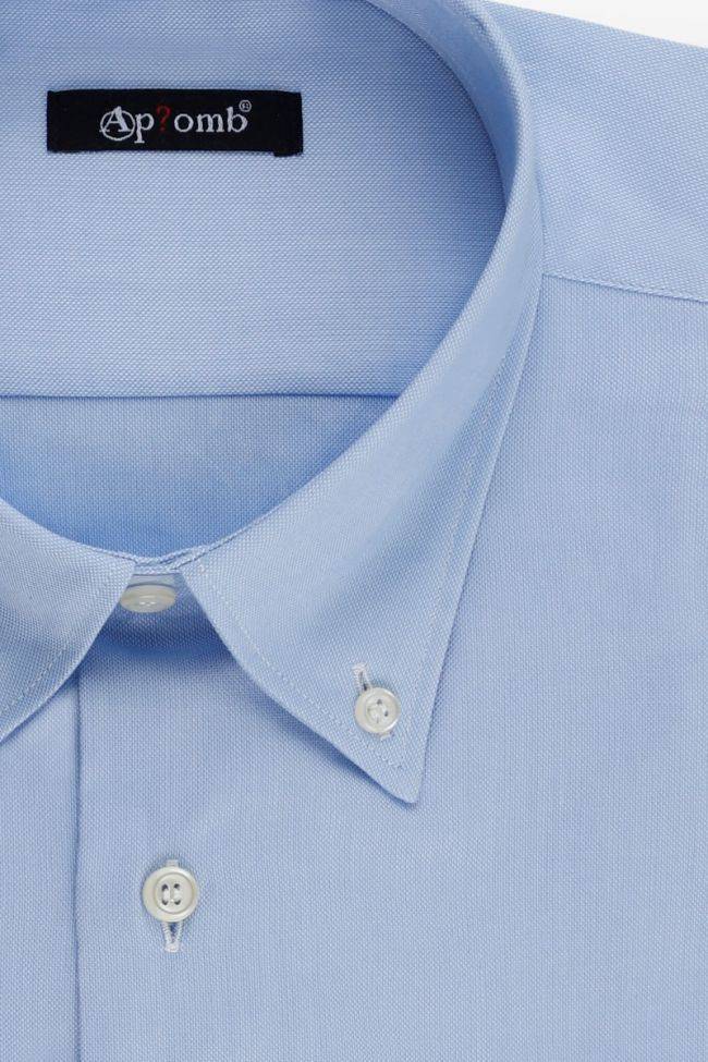 aplomb Hemd Herren Aplomb Classic Einfarbig 100% Baumwolle kragen Button-Down Lange Ärmel Lagerräumung