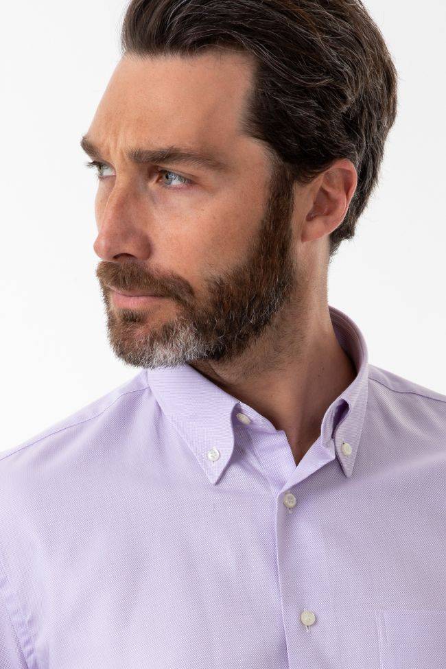 aplomb Hemd Herren Aplomb Classic Einfarbig 100% Baumwolle kragen Button-Down Lange Ärmel Online Outlet