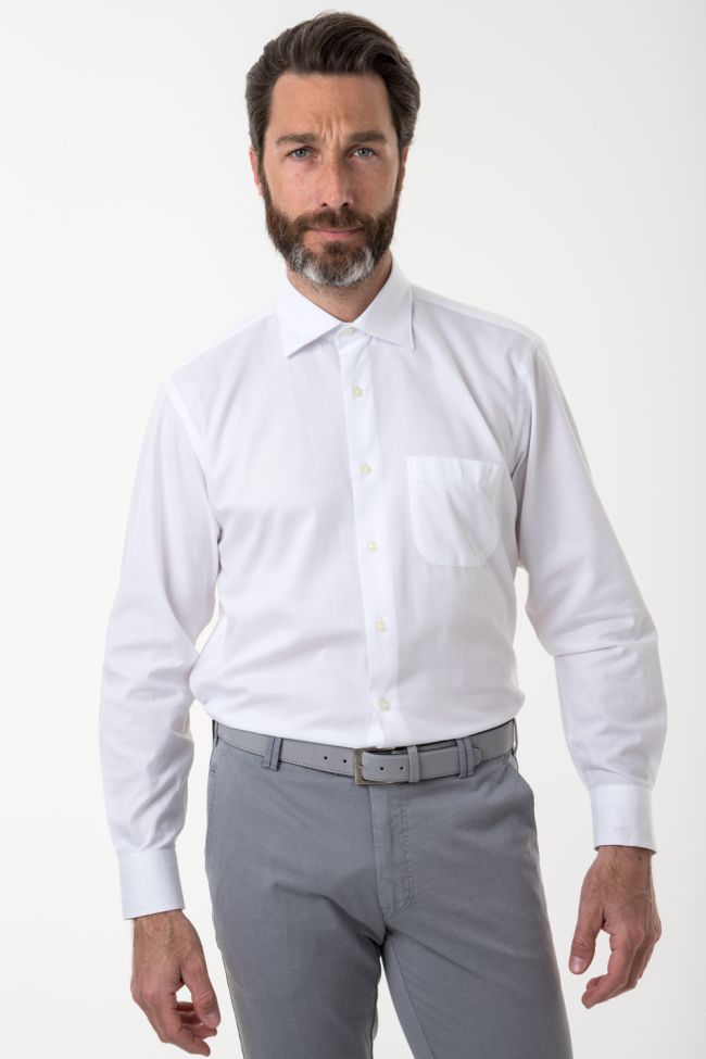 aplomb Hemd Herren Aplomb Classic Einfarbig 100% Baumwolle kragen Italienisch Lange Ärmel Zeitlich begrenztes Angebot