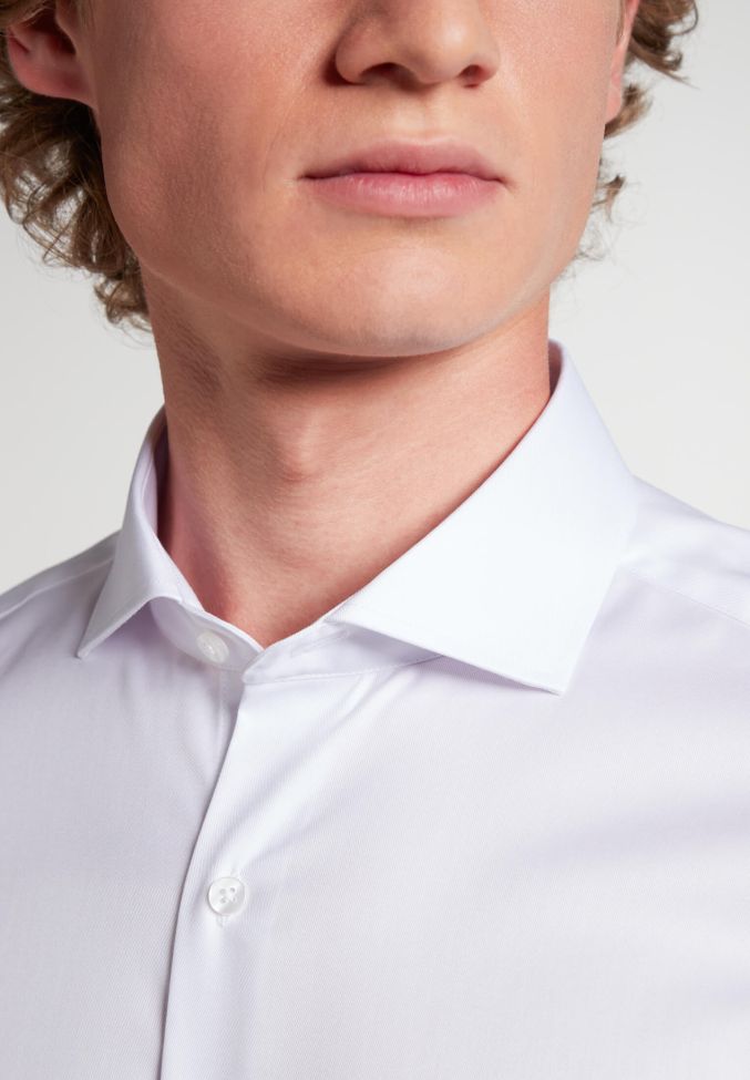 eterna Hemd Herren Eterna Slim Bügelfreie kragen Französisch Lange Ärmel Räumungsverkauf