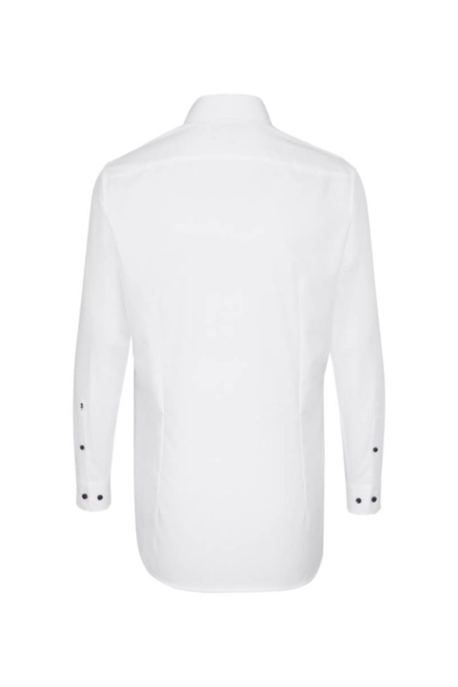 seidensticker Hemd Herren Seidensticker Slim Bügelfreie Einfarbig kragen Italienisch Lange Ärmel Tägliche Deals