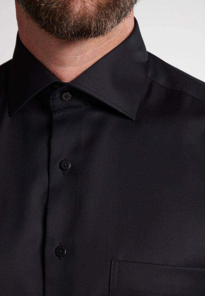 eterna Hemd Herren Eterna Comfort Bügelfreie kragen Italienisch Lange Ärmel Tiefpreis