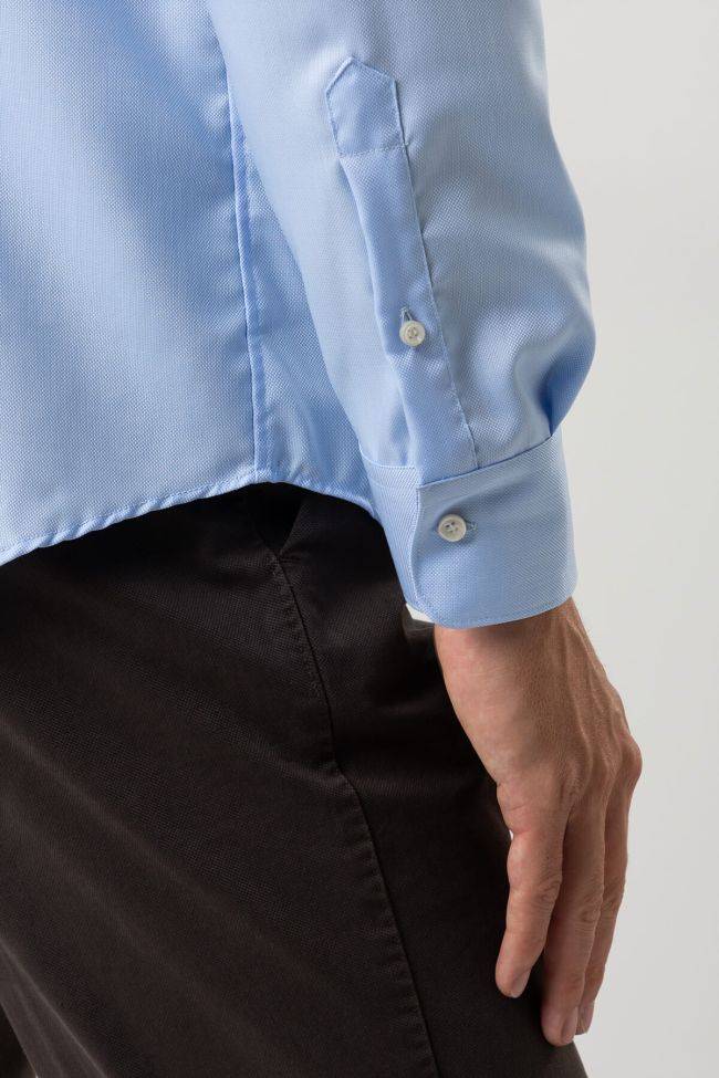 ingram Hemd Herren Ingram Slim Bügelfreie Einfarbig 100% Baumwolle kragen Italienisch Lange Ärmel Wochenangebot