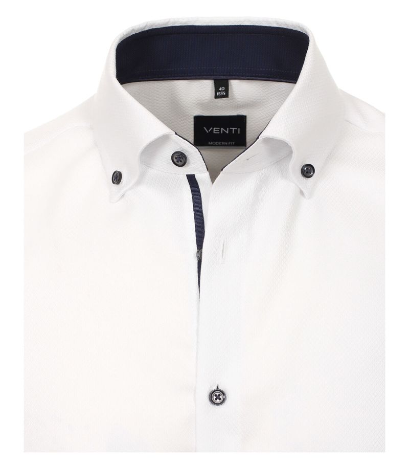 venti Hemd Herren Venti Regular Bügelfreie Einfarbig kragen Button-Down Lange Ärmel Begrenzt auf 3 Tage