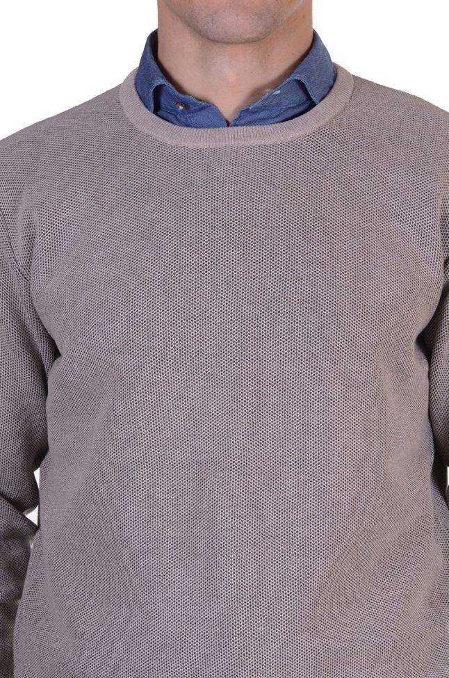 casamoda Strickwaren Herren Casamoda Rundhalsausschnitt Classic Einfarbig 100% winter cotton Online