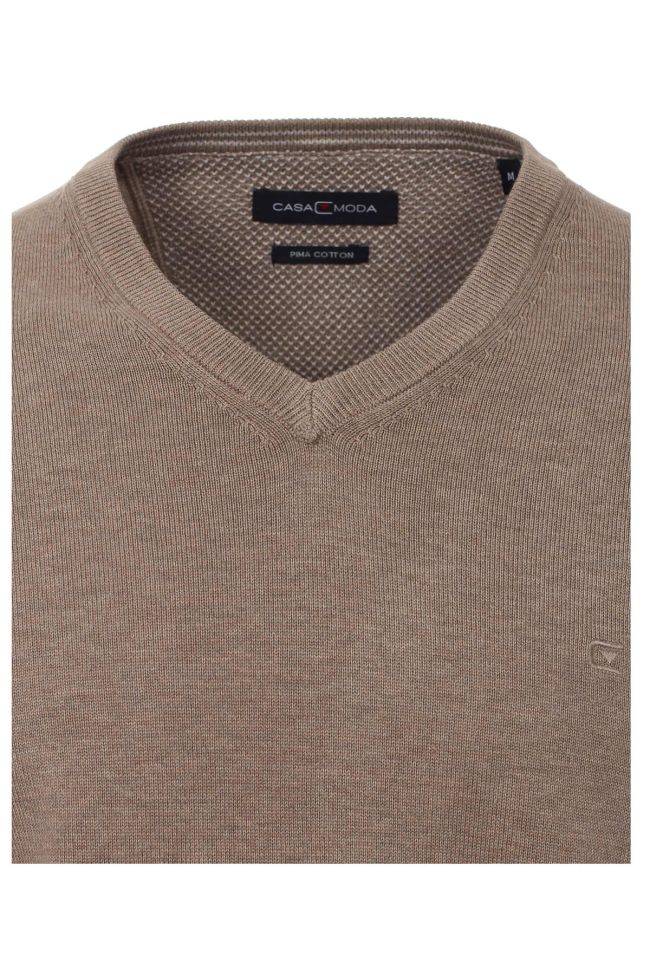 casamoda Strickwaren Herren Casamoda Classic Einfarbig Sonderangebote