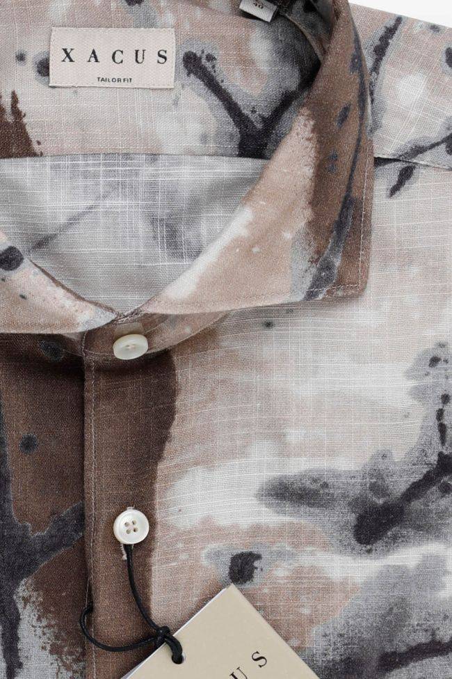 xacus Hemd Herren Xacus Regular Muster 100% Baumwolle gewaschen kragen Italienisch Lange Ärmel Zeitbegrenzte Promotion