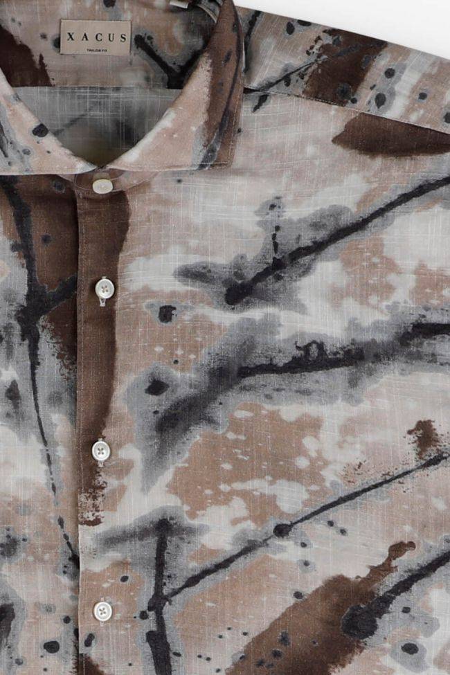 xacus Hemd Herren Xacus Regular Muster 100% Baumwolle gewaschen kragen Italienisch Lange Ärmel Zeitbegrenzte Promotion