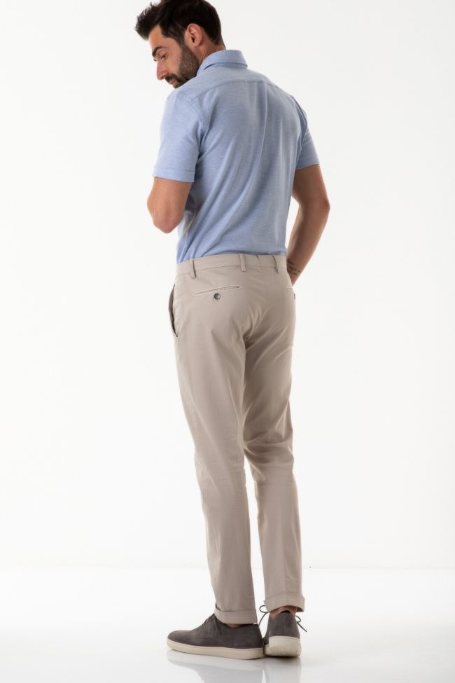 b-settecento Hose Herren B-Settecento Chinos Slim Einfarbig 97% Baumwolle 3% elastan Verkauf