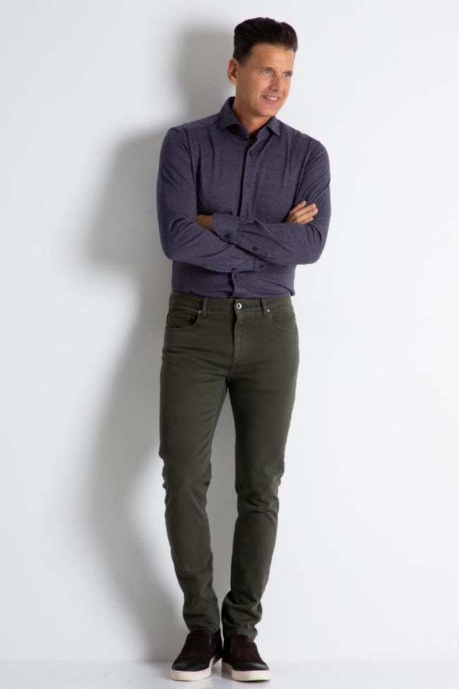 yan simmon Hose Herren Yan Simmon 5 Pocket Slim Einfarbig Großer Ausverkauf