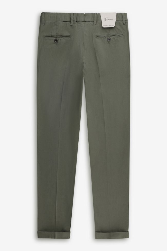 b-settecento Hose Herren B-Settecento Chinos Classic Einfarbig 98% Baumwolle 2% Dow XLA Exklusivangebot
