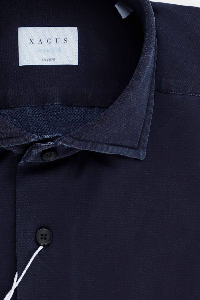 xacus Hemd Herren Xacus Regular Bügelfreie Einfarbig 86% polyamide 14% elastane kragen Französisch Lange Ärmel JETZT KAUFEN