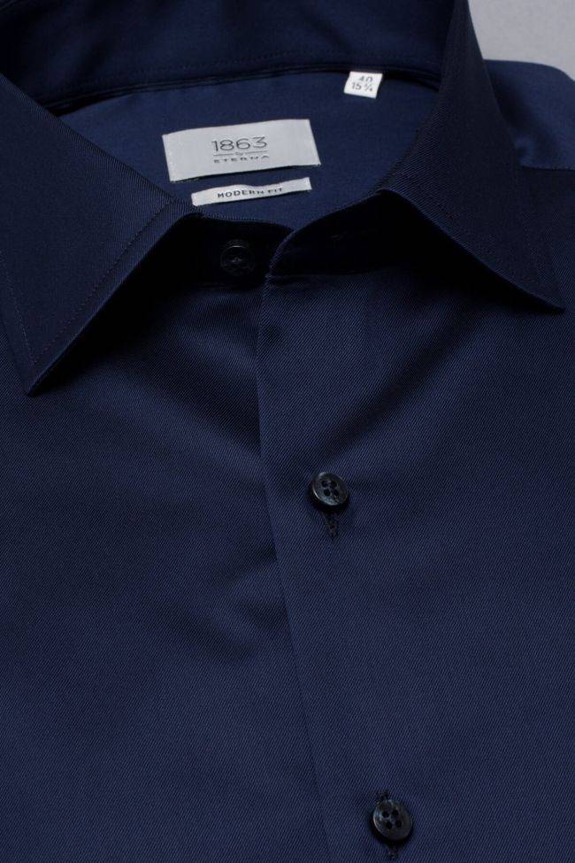 eterna Hemd Herren Eterna Classic Bügelfreie kragen Italienisch Lange Ärmel Bis zu 65% Rabatt