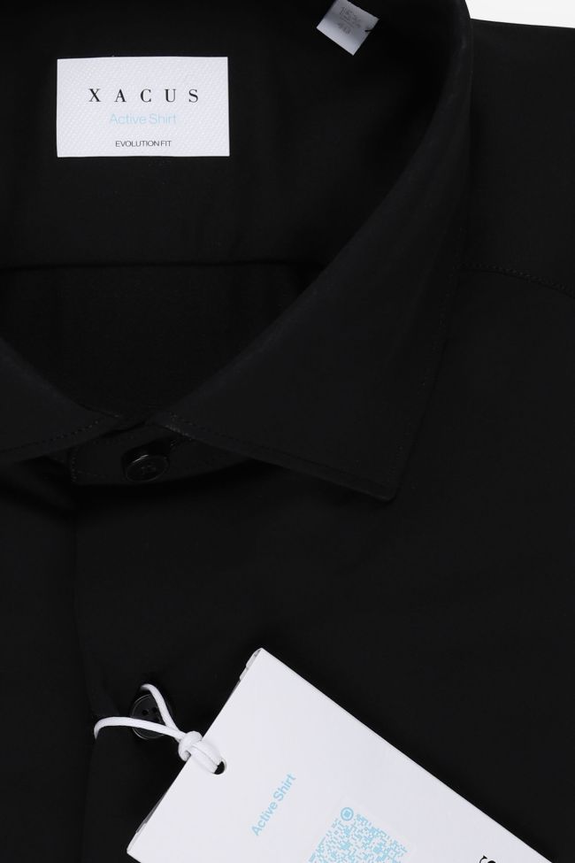 xacus Hemd Herren Xacus Classic Bügelfreie Einfarbig 86% poliammide 14% elastan kragen Französisch Lange Ärmel Vierteljährliche Förderung