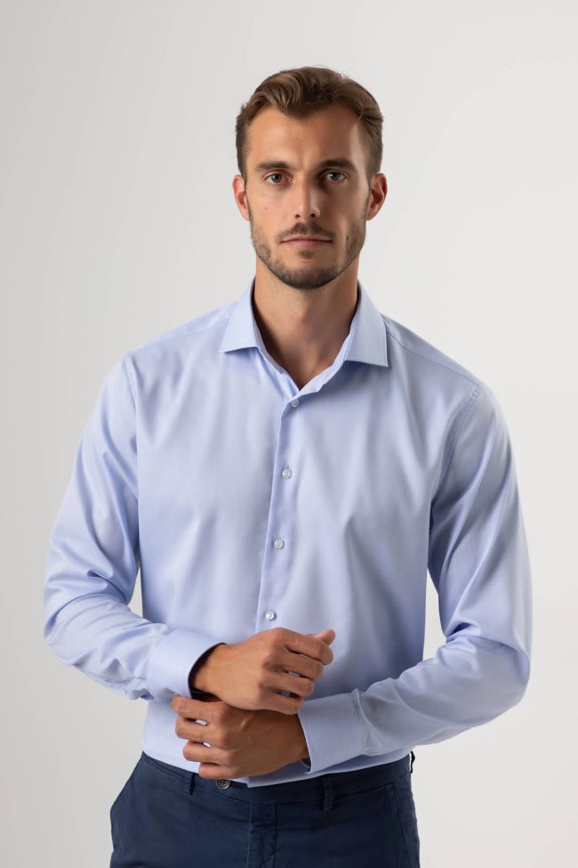 seidensticker Hemd Herren Seidensticker Regular Bügelfreie Einfarbig 100% Baumwolle kragen Französisch Lange Ärmel Riesige Rabatte