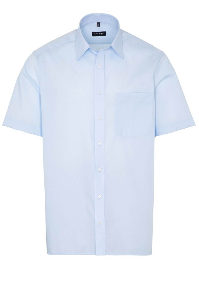 eterna Hemd Herren Eterna Comfort Bügelfreie kragen Italienisch Kurze Ärmel Clearance-Verkauf