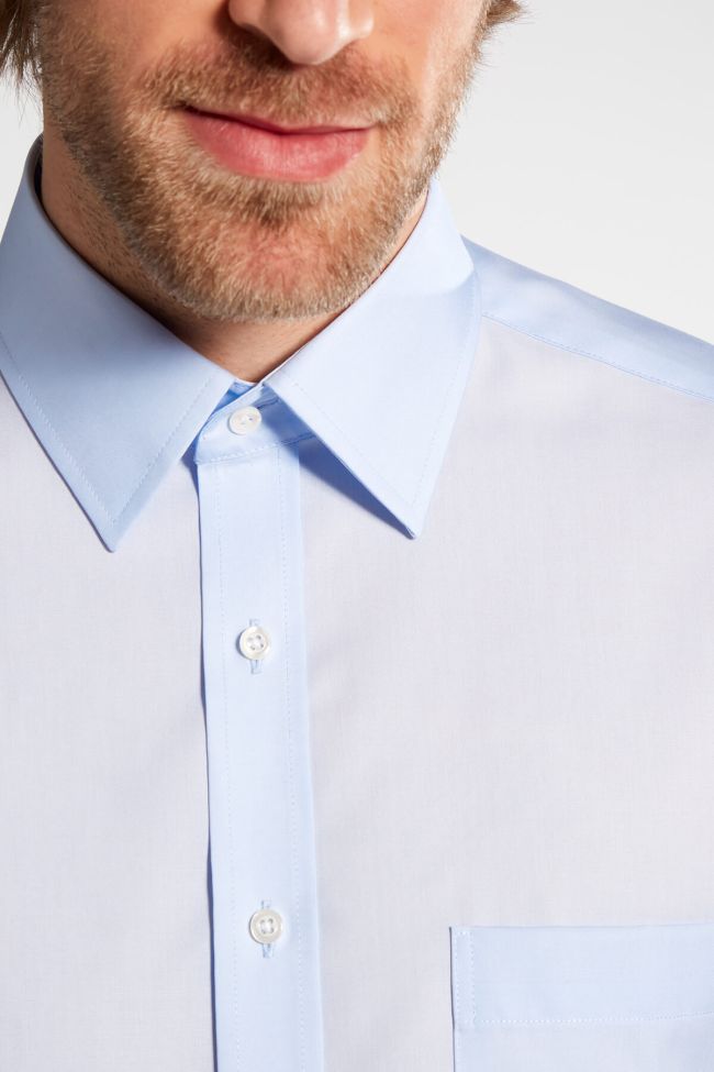 eterna Hemd Herren Eterna Comfort Bügelfreie kragen Italienisch Kurze Ärmel Clearance-Verkauf
