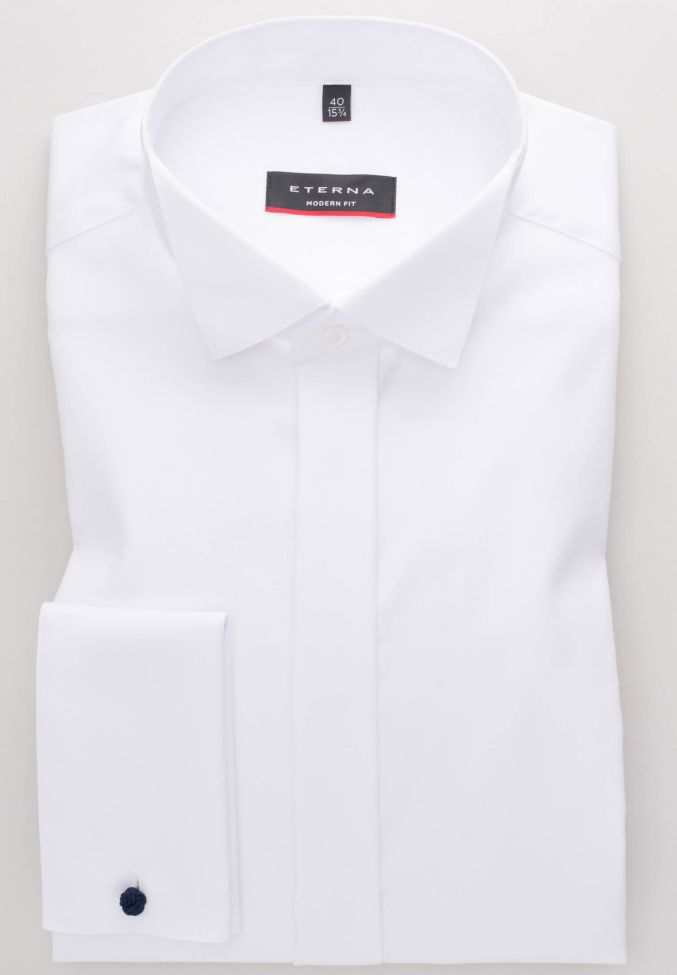 eterna Hemd Herren Eterna Classic Bügelfreie kragen Kläppchenkragen Lange Ärmel Black Friday Preise