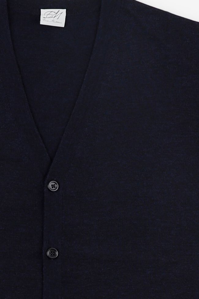 enzo mantovani Strickwaren Herren Enzo Mantovani Cardigan Classic Einfarbig 100% Merinowolle Extrafine Limitierter Zeitrabatt