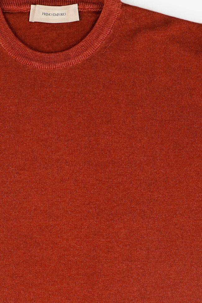 primo emporio Strickwaren Herren Primo Emporio Rundhalsausschnitt Slim Einfarbig 100% Wolle Riesige Ersparnisse