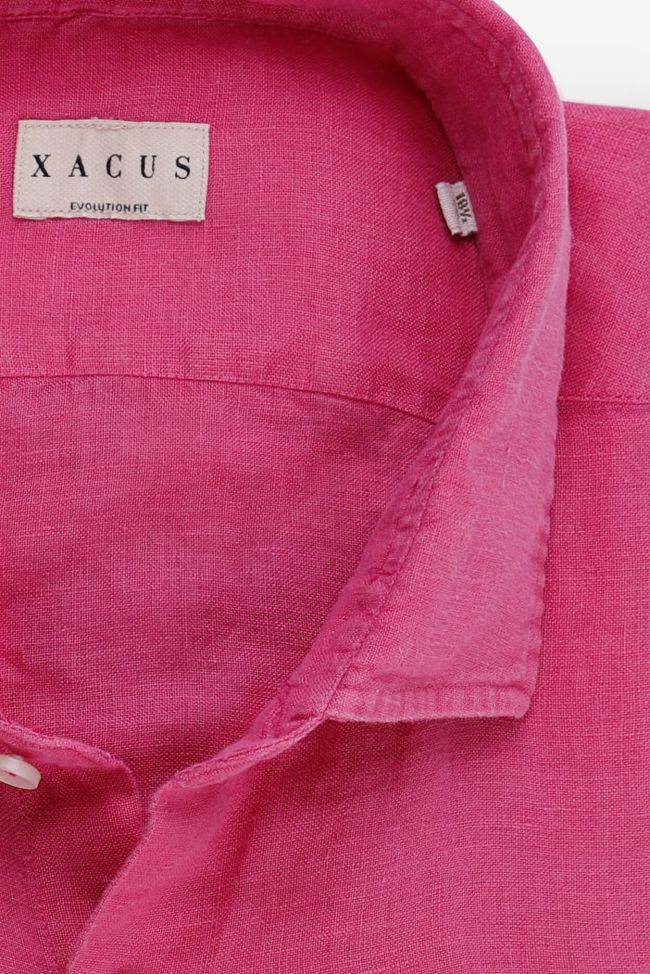 xacus Hemd Herren Xacus Classic Einfarbig 100% Leinen kragen Französisch Lange Ärmel JETZT KAUFEN