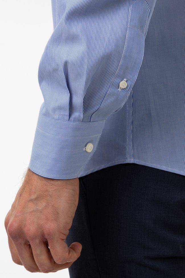 aplomb Hemd Herren Aplomb Regular Streifen 100% Baumwolle kragen Button-Down Lange Ärmel Neueste Stile