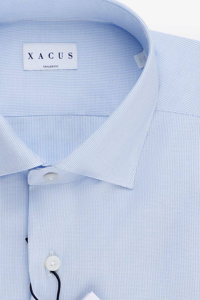xacus Hemd Herren Xacus Regular Halb Unifarben 100% Baumwolle kragen Französisch Lange Ärmel Letzter Tag
