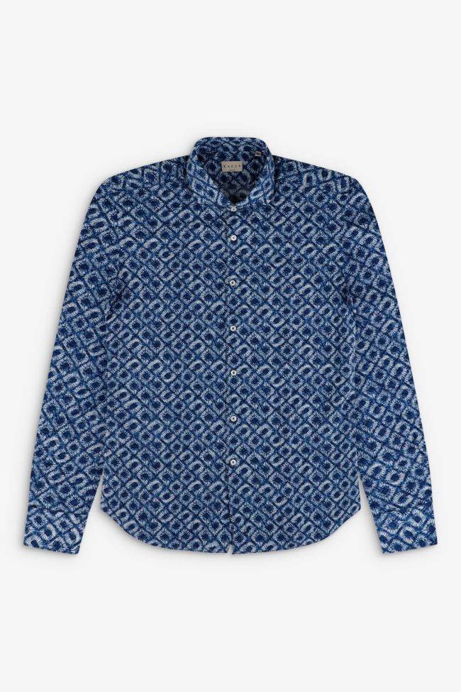 xacus Hemd Herren Xacus Regular Muster 100% Baumwolle gewaschen kragen Französisch Lange Ärmel Bis zu 50% Rabatt