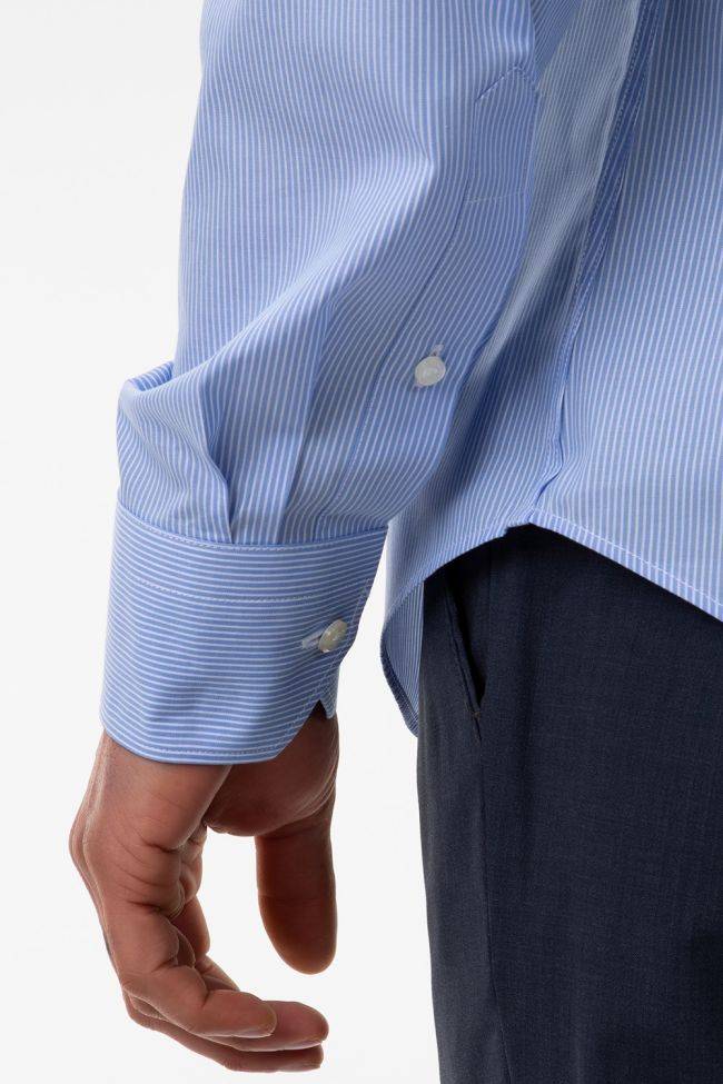 aplomb Hemd Herren Aplomb Regular Streifen 100% Baumwolle kragen Button-Down Lange Ärmel Vierteljährliche Förderung