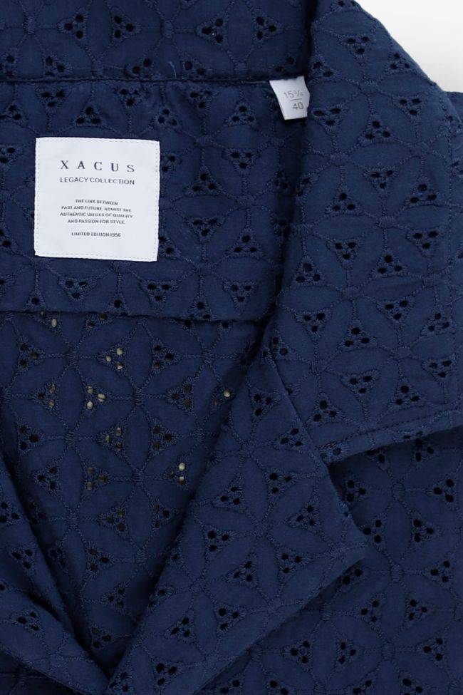 xacus Hemd Herren Xacus Regular Muster 100% Baumwolle kragen Hawaiikragen Kurze Ärmel Discount Store für neue Produkte