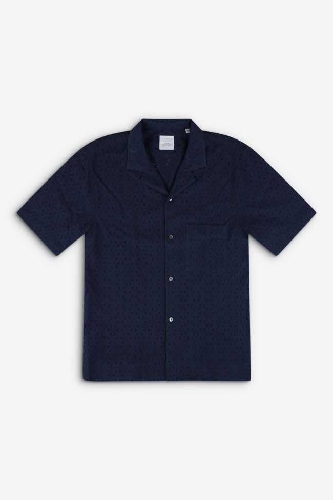 xacus Hemd Herren Xacus Regular Muster 100% Baumwolle kragen Hawaiikragen Kurze Ärmel Discount Store für neue Produkte