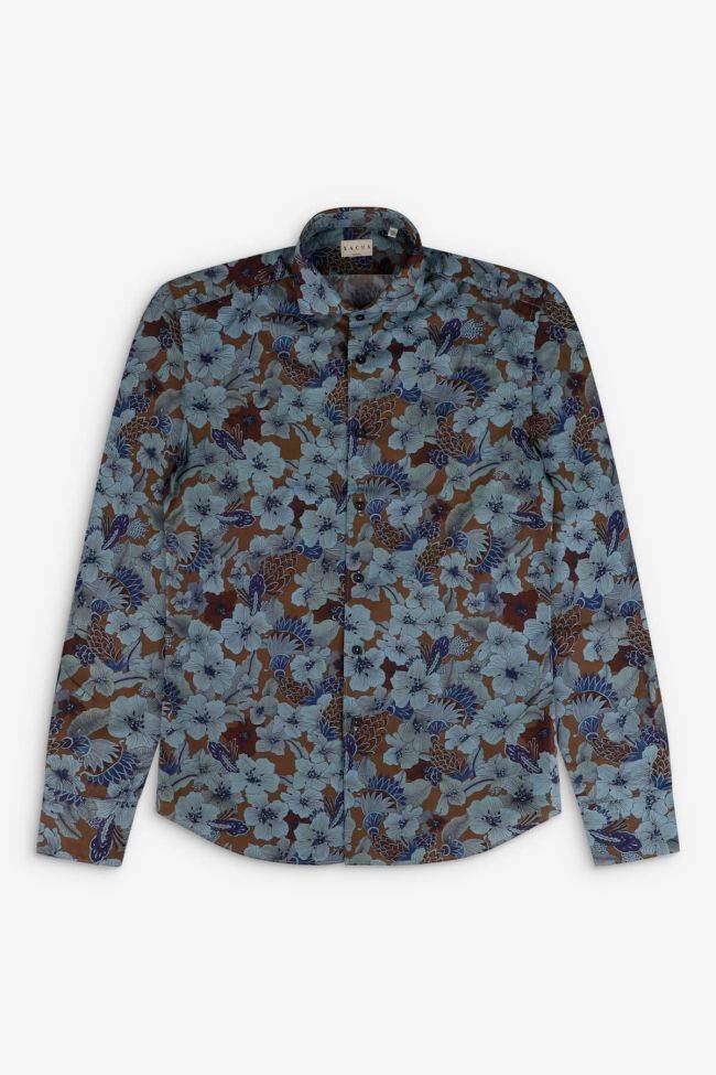 xacus Hemd Herren Xacus Regular Muster 100% Baumwolle gewaschen kragen Französisch Lange Ärmel 50% Rabatt für begrenzte Zeit