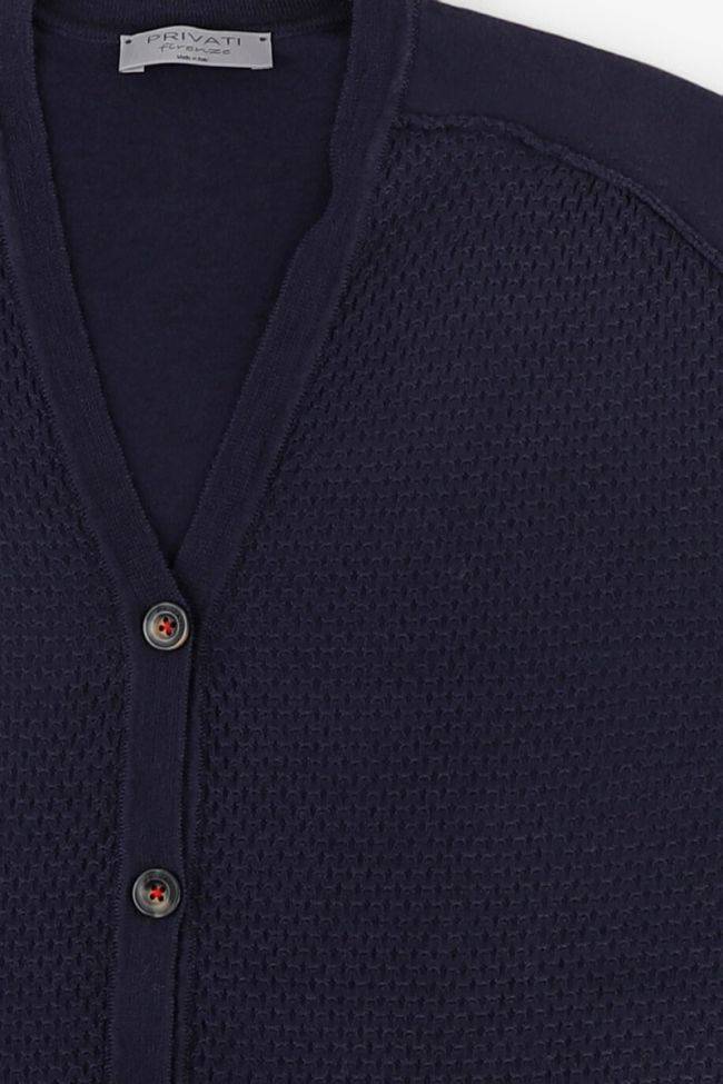 privati firenze Strickwaren Herren Privati Firenze Cardigan Regular Halb Unifarben 100% Merinowolle Extrafine Rabatte dieses Monats