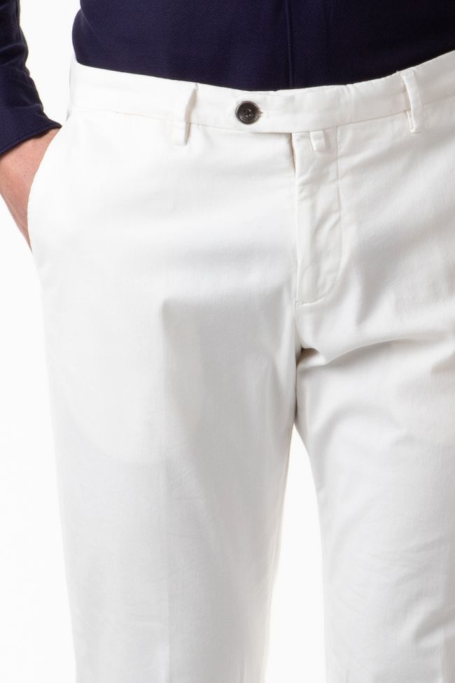b-settecento Hose Herren B-Settecento Chinos Slim Einfarbig 97% Baumwolle 3% elastan Online Shopping