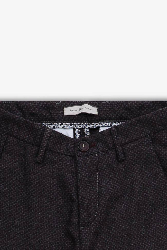 yan simmon Hose Herren Yan Simmon Klassische Slim Halb Unifarben 60% wool 35% pl 5% pa VIP-Rabatte