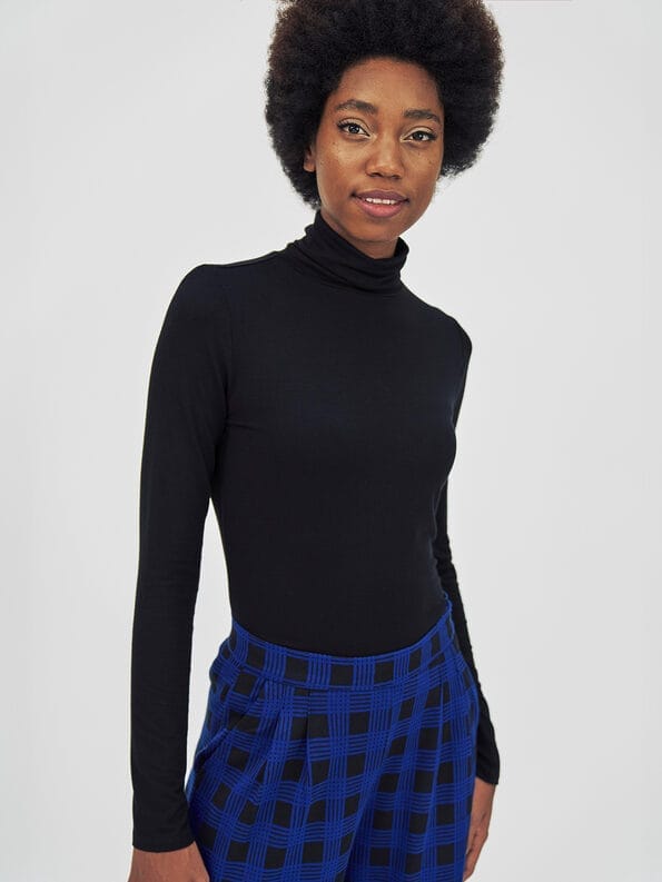 Mademoiselle YéYé Jersey Rollkragen aus Ecovero by Lenzing Große Rabatte