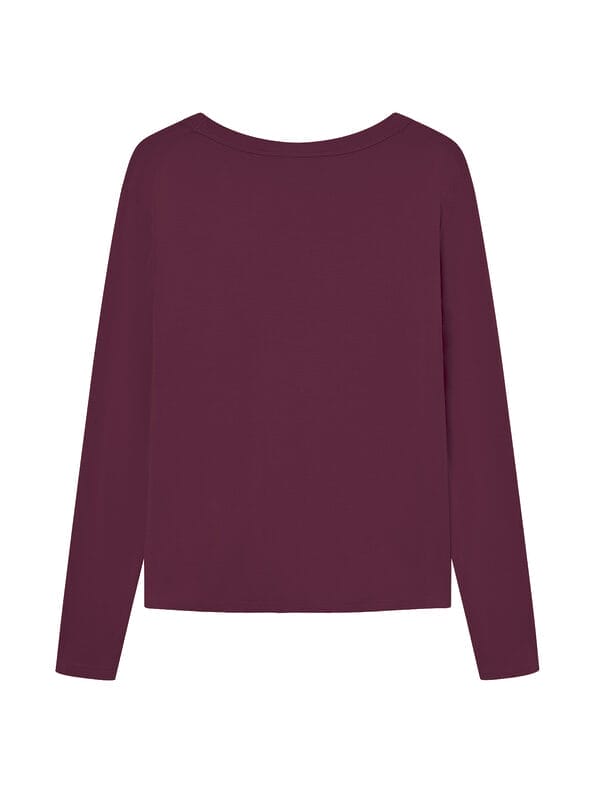Mademoiselle YéYé Jersey Longsleeve mit V-Ausschnitt aus Ecovero by Lenzing VIP-Rabatte