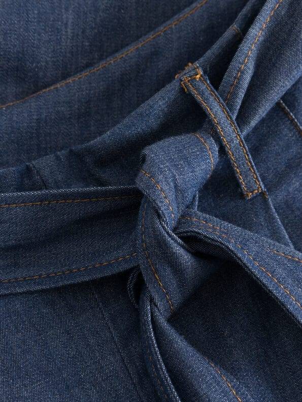 Mademoiselle YéYé Jeans Short mit weitem Bein aus Bio-Baumwolle Letzte 3 Tage