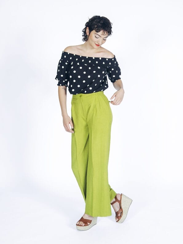 Mademoiselle YéYé Schulterfreie Bluse aus EcoVero by Lenzing Neueste Stile